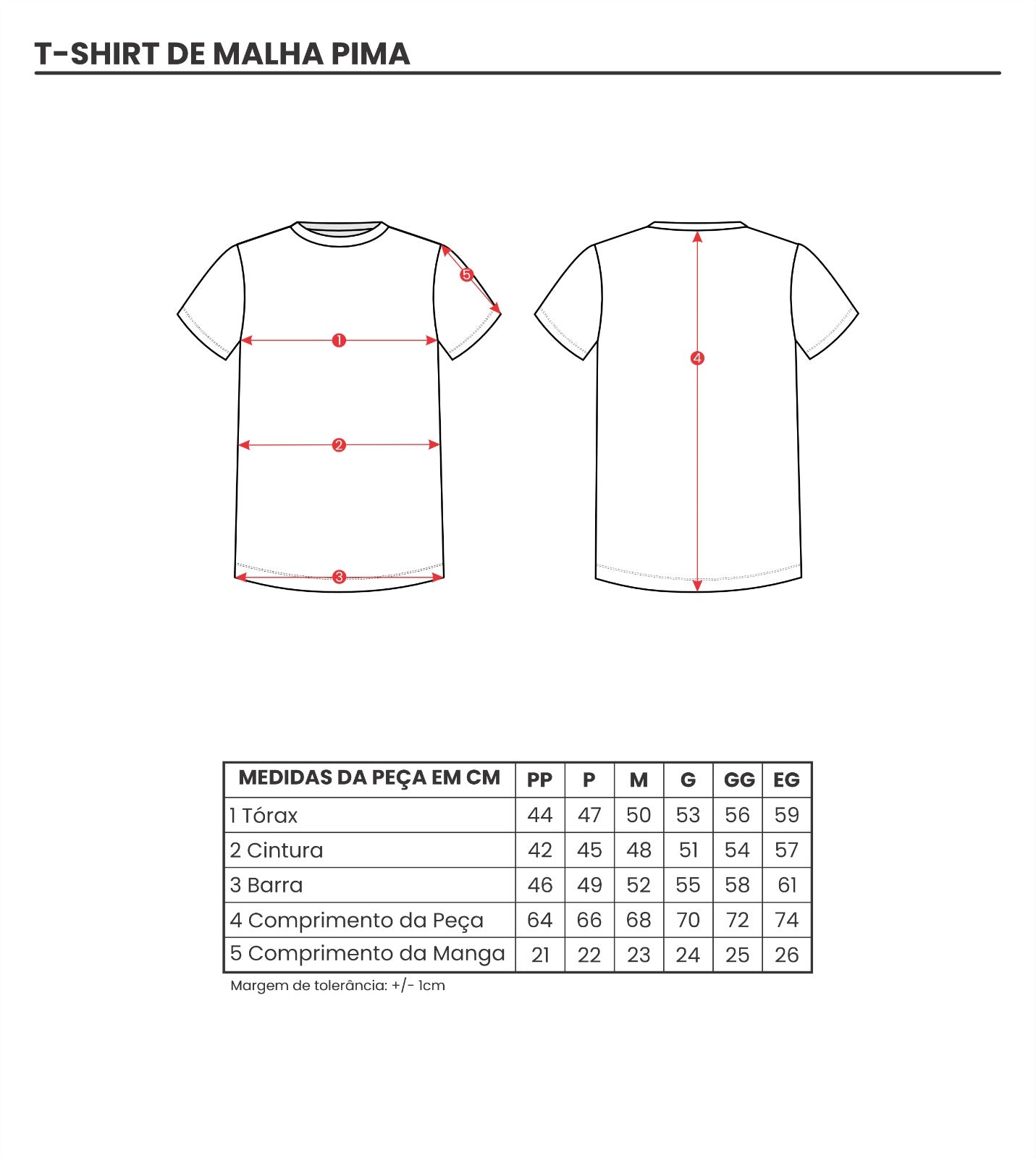 Camiseta Algodão Pima Interloque 60 D+