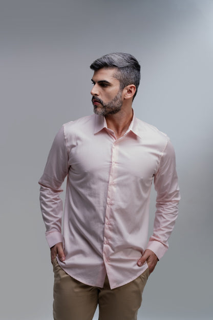 Camisa Social Slim Manga Longa