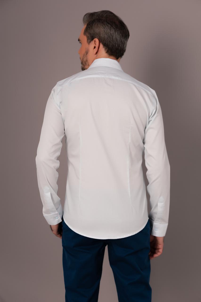 Camisa Social Slim Manga Longa