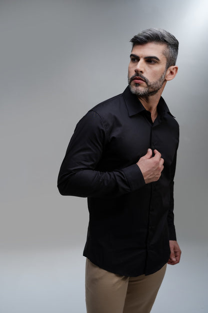 Camisa Social Slim Manga Longa